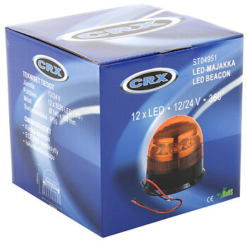 Varningsljus LED Averti K61 12/24V fast montering
