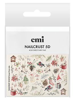 NAILCRUST 5D #38 Forest Fairy-tale