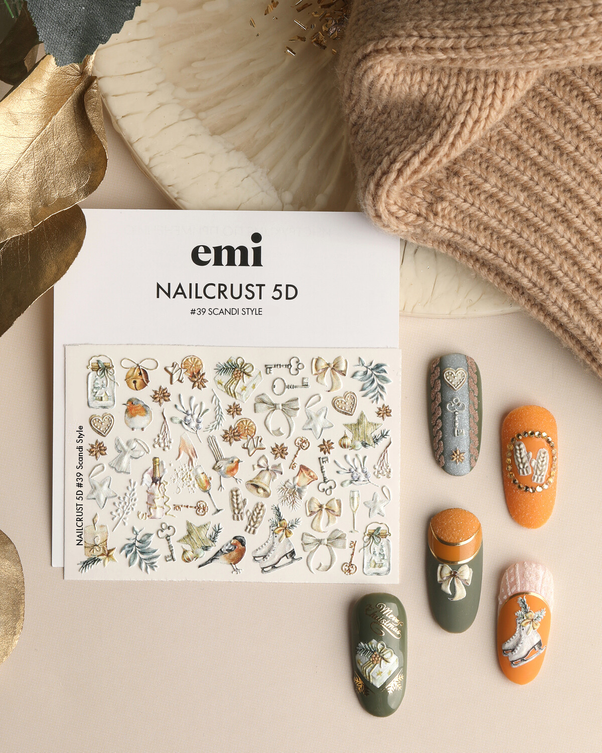 NAILCRUST 5D #39 Scandi Style - 2