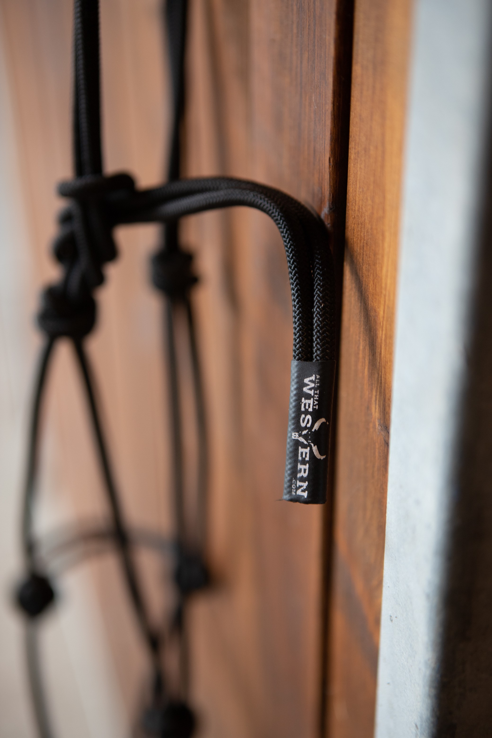 All That Balance Rope Halter- Black - 5
