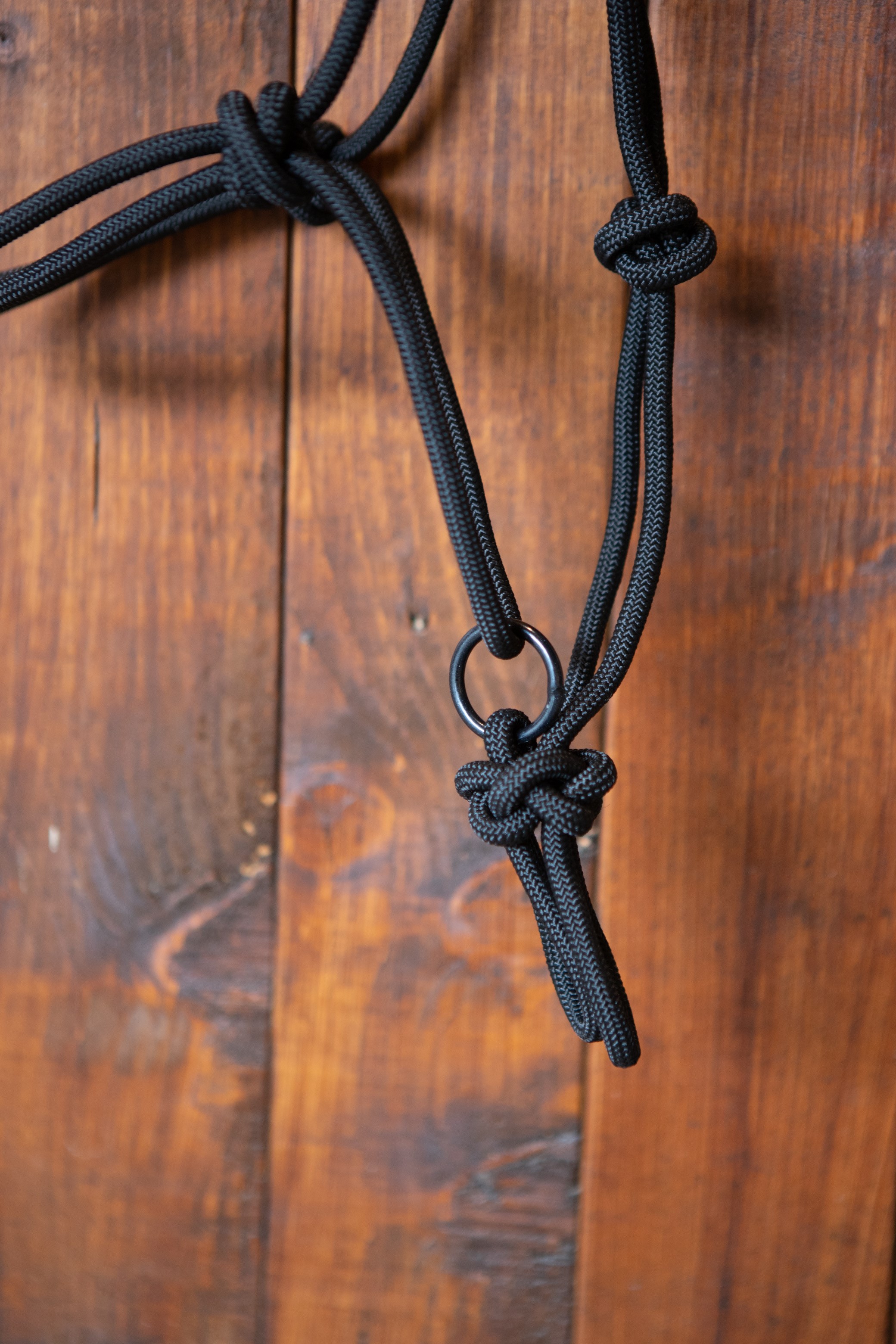 All That Balance Rope Halter- Black - 4