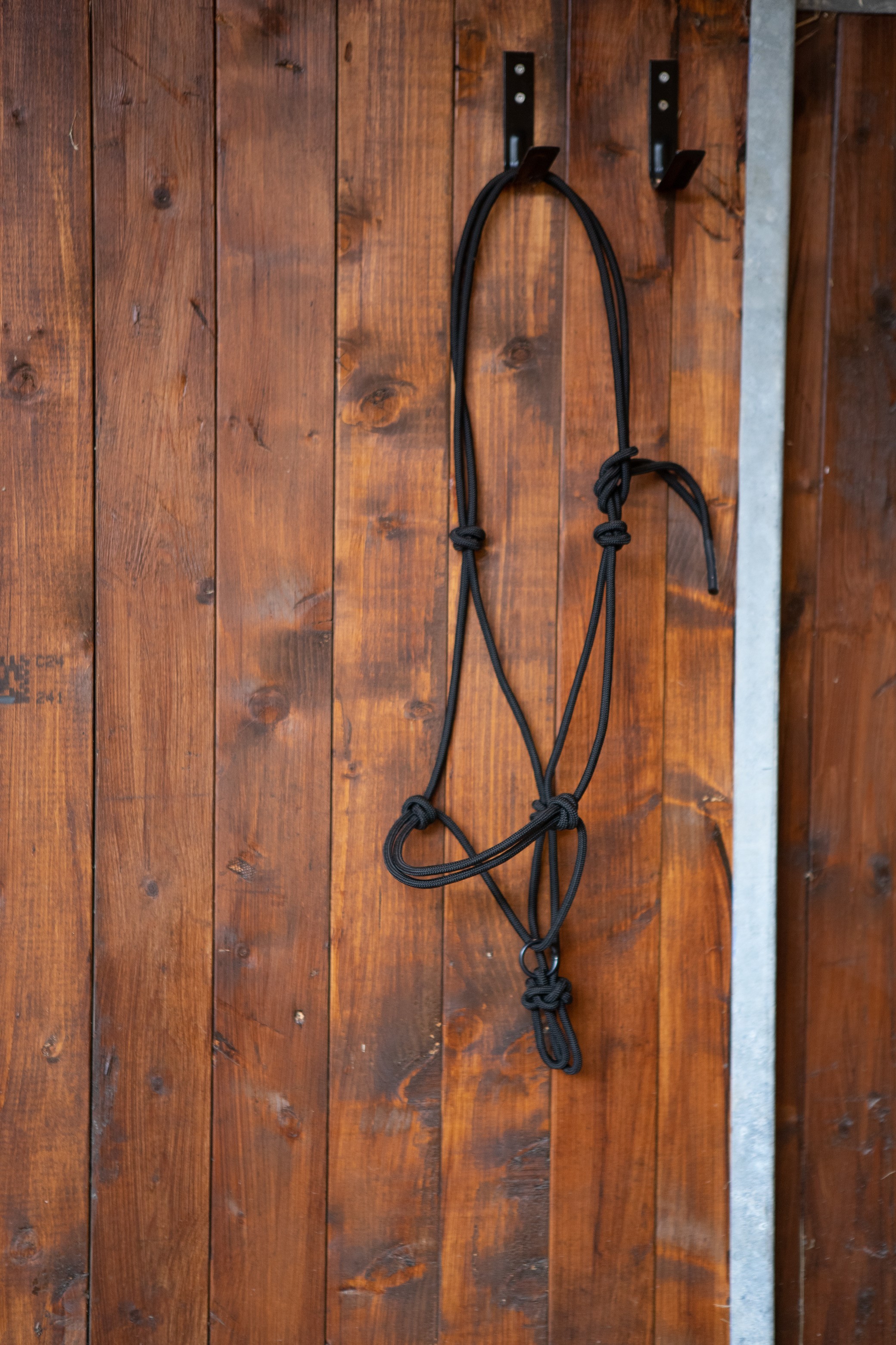 All That Balance Rope Halter- Black - 2