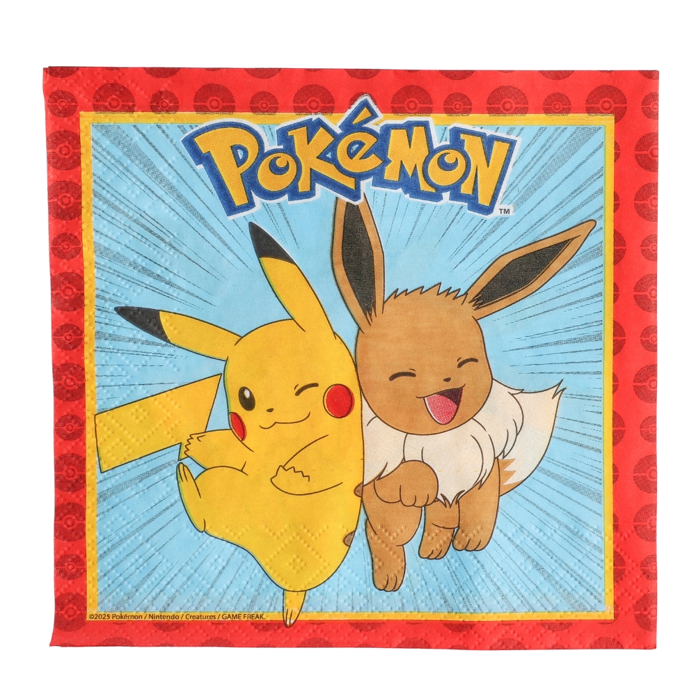 Paper Napkins Pokemón 20pcs