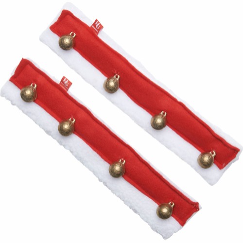 Horse Guard Christmas Bridle Lining with Bells 2 pcs - 2