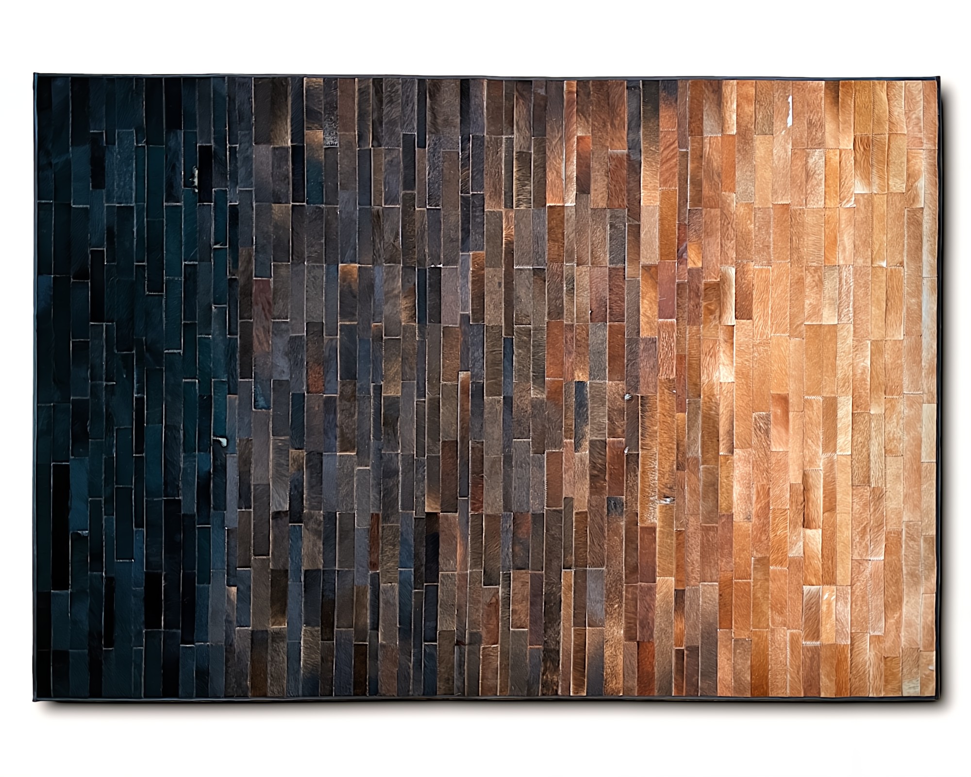 Lädermatta Patchwork 170 x 245 cm