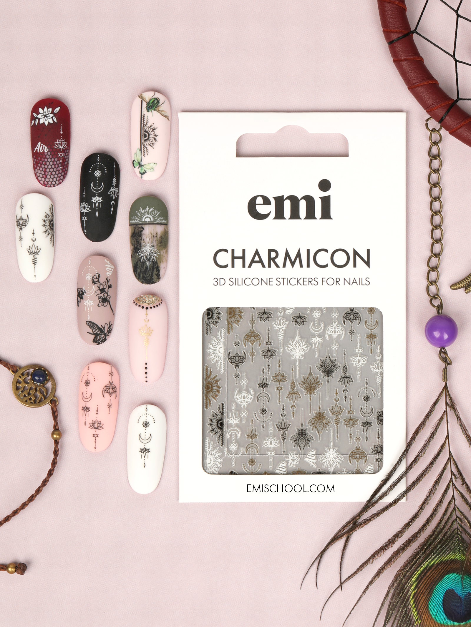 Charmicon 3D Silicone Stickers #223 Boho - 2