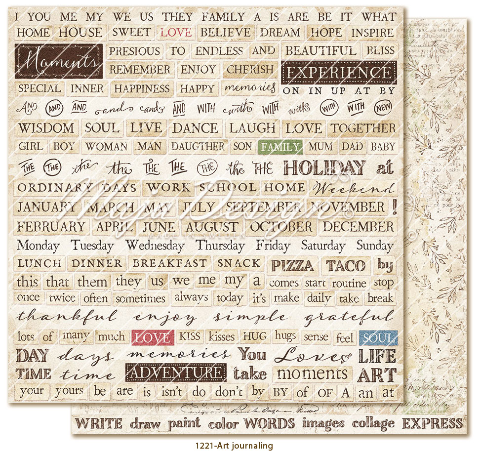 Maja Design -  Everyday Life - Art Journaling