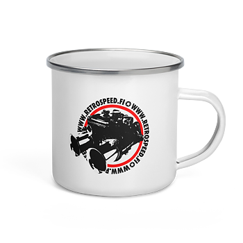 Retrospeed 'Carb' Enamel mug