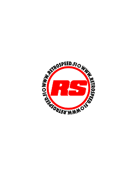 Retrospeed vinyl sticker 8cm