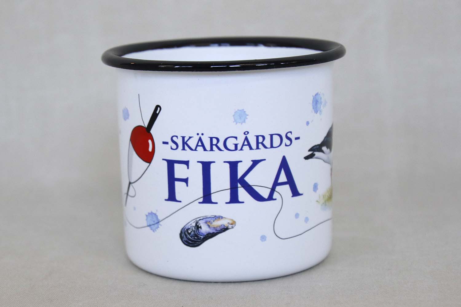 Fyrar - Fika Emaljmugg 8x9 cm - 2