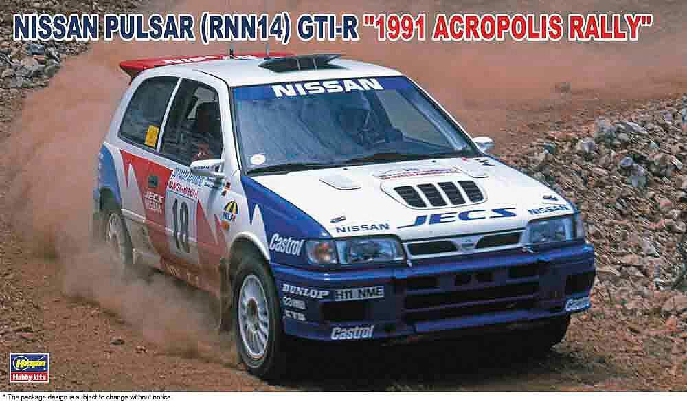 1/24 Nissan Pulsar GTI-R, 1991 Acropolis Rally Stig Blomqvist/David Llewellin