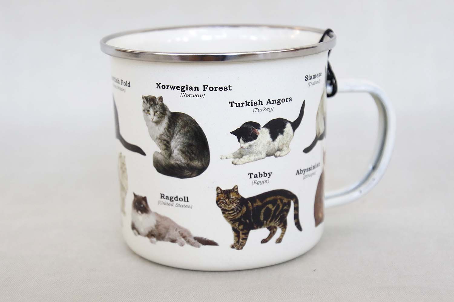 Katter och Kaffemaskiner Emaljmugg 500 ml - 2