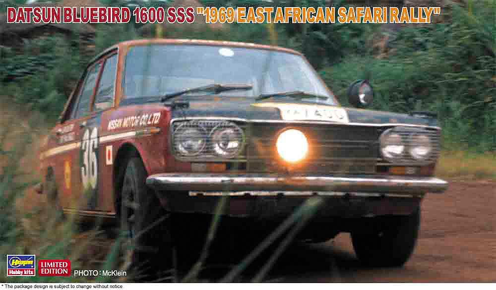 1/24 Datsun Bluebird 1600 SSS, 1969 East African Safari Rally