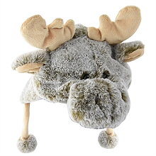 Baby Mössa Älg plysch