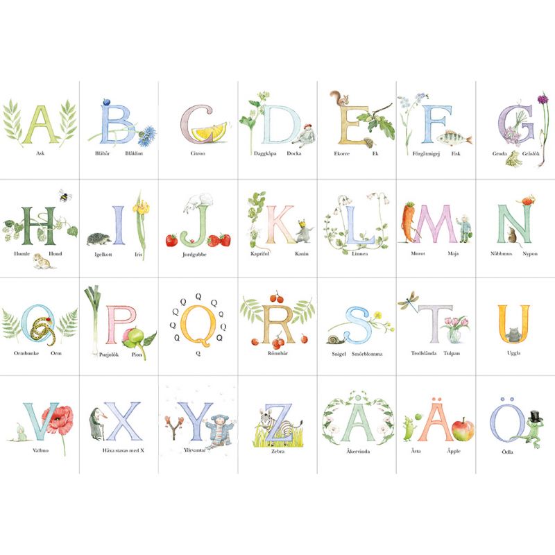Bordstabletter ABC Majas ABC underlägg - 3