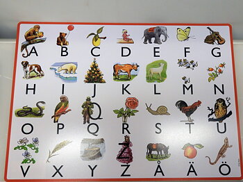 Bordstabletter Beskow ABC underlägg