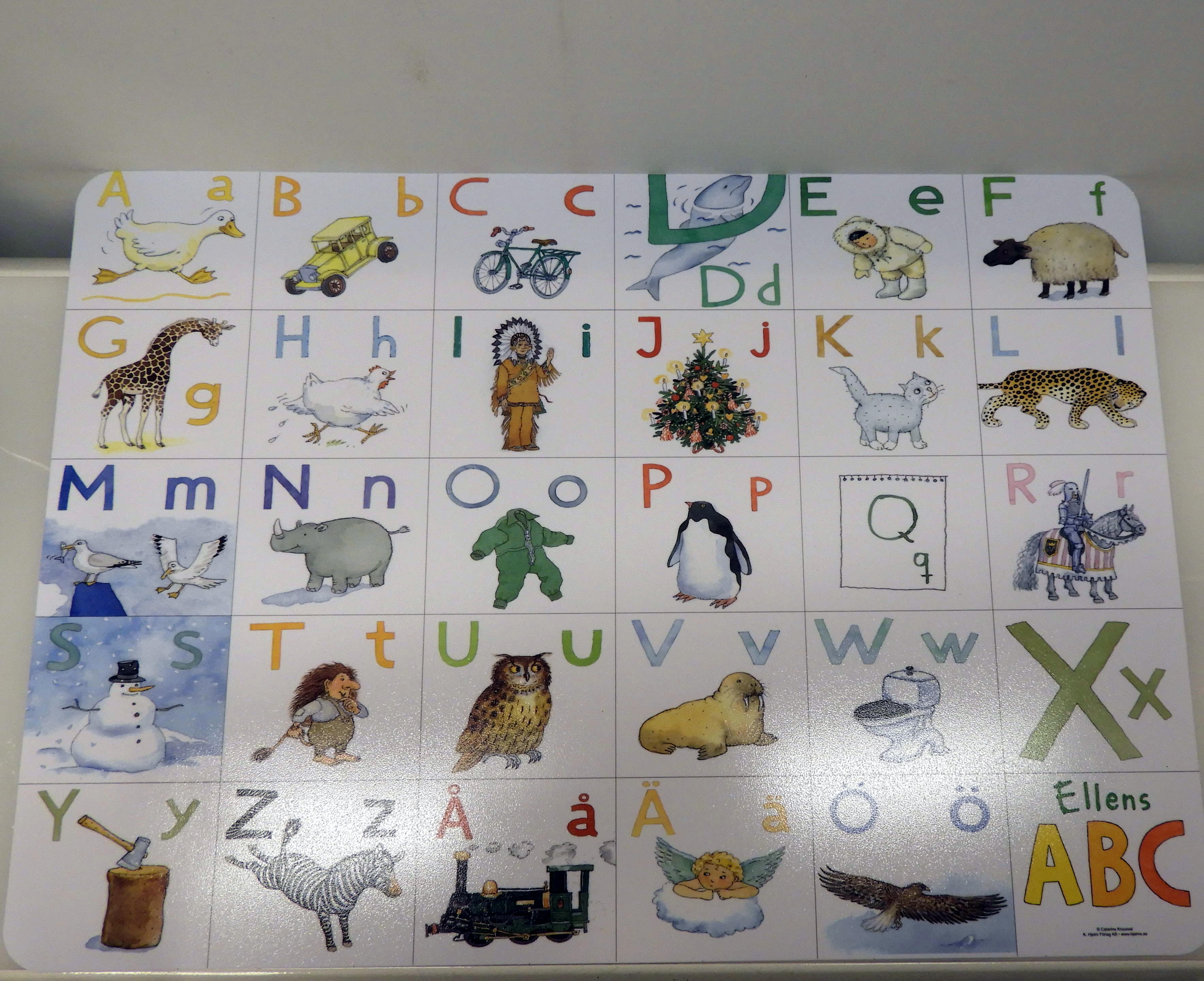 Bordstabletter Ellens ABC