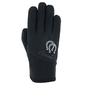Ridhandske Roeckl Keysoe junior front svart