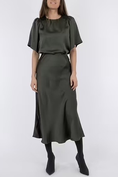Neo Noir - Bovary Skirt Dark Green - 2