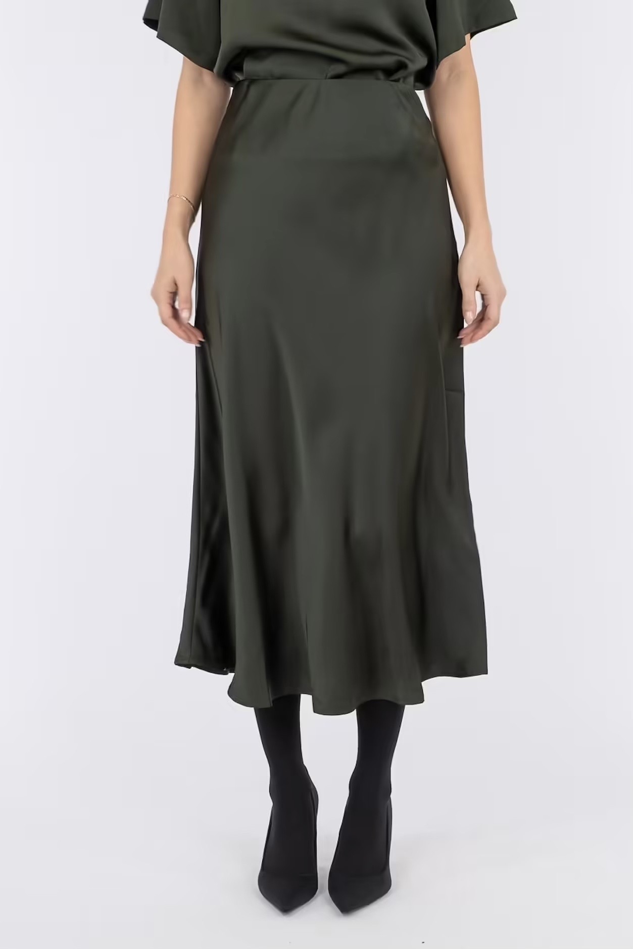 Neo Noir - Bovary Skirt Dark Green