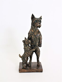 Joy dogs, brons
