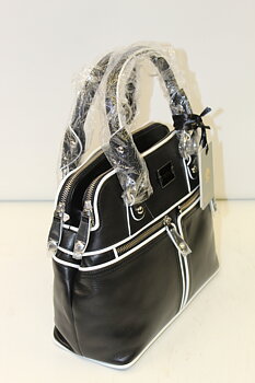 Skinnväska "Pippa Black & White"