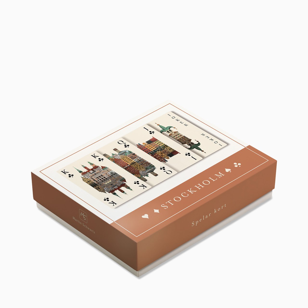 Spelkort Stockholm 2-pack - Martin Schwartz