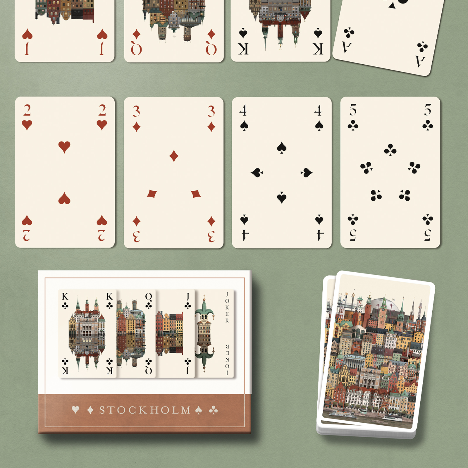 Spelkort Stockholm 2-pack - Martin Schwartz - 3
