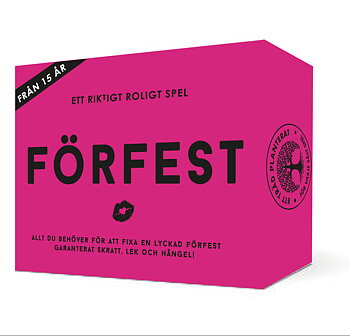 Förfest -Partyspel i liten bekväm ask