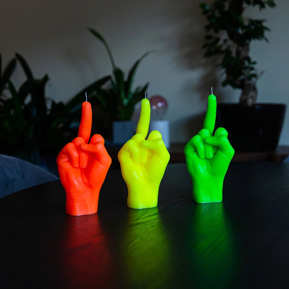Candle Hand - F*ck you - Neon Orange - 7