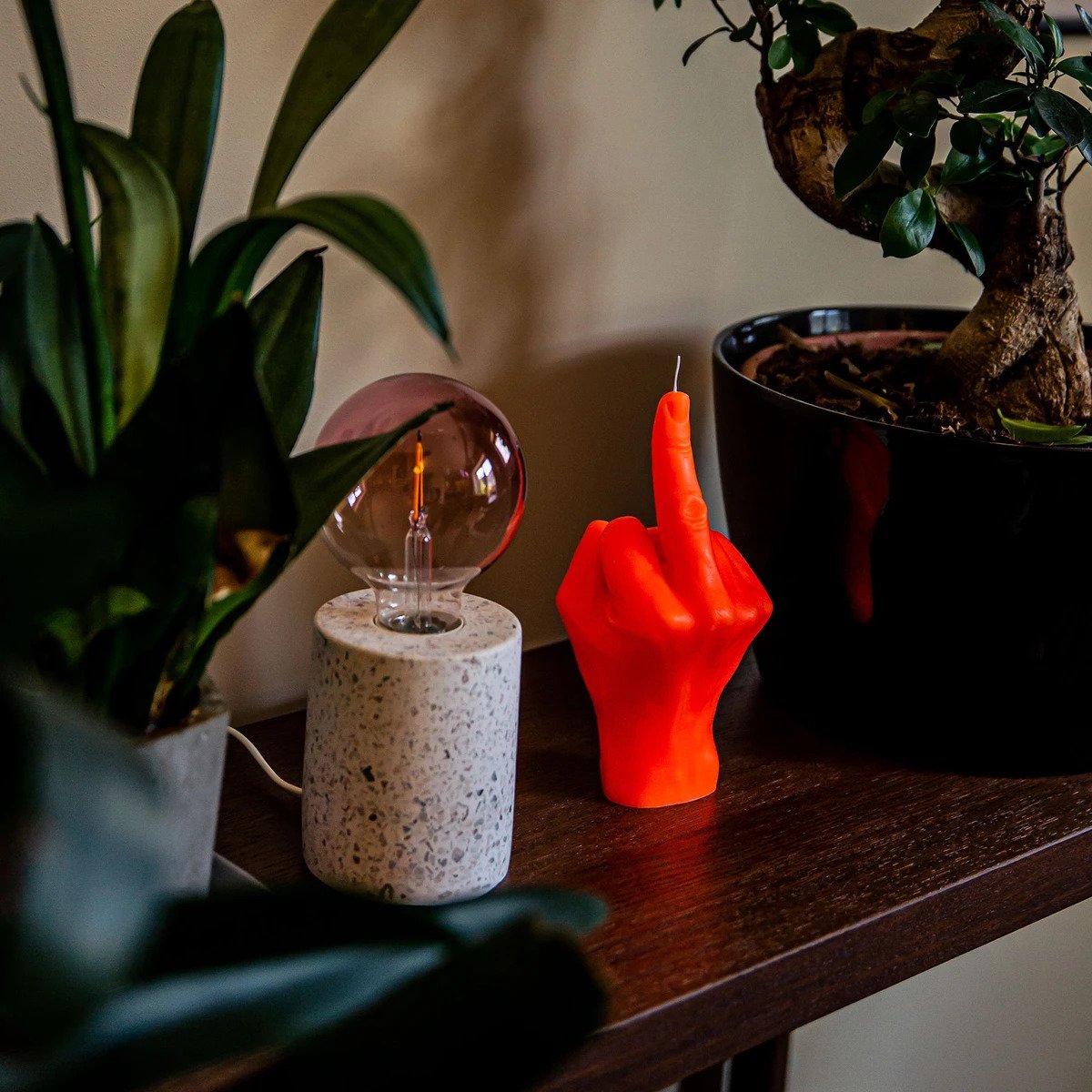 Candle Hand - F*ck you - Neon Orange - 6