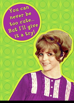 Retro magnet - You can never be too cute