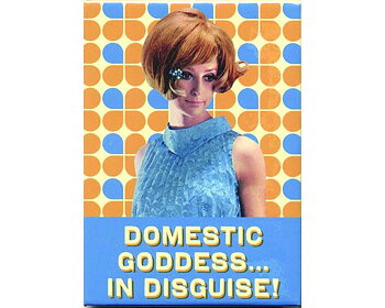 Retro magnet - Domestic Goddess