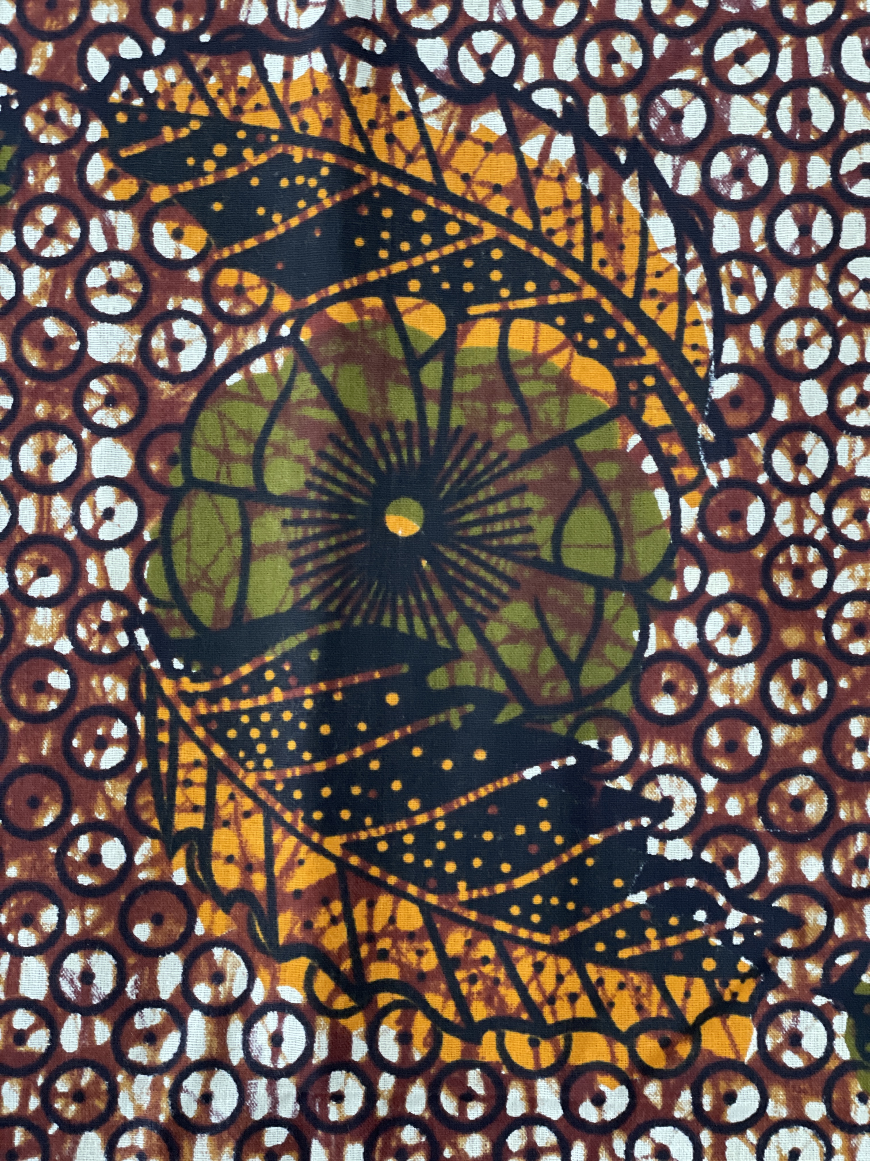 Duk brun, rost, grön - 3
