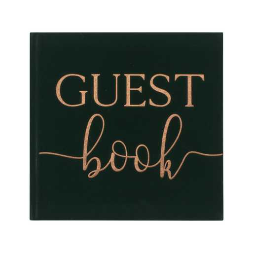 Gästbok Grön Velvet  - 2