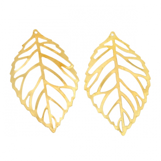 Charm -  Leaf gold