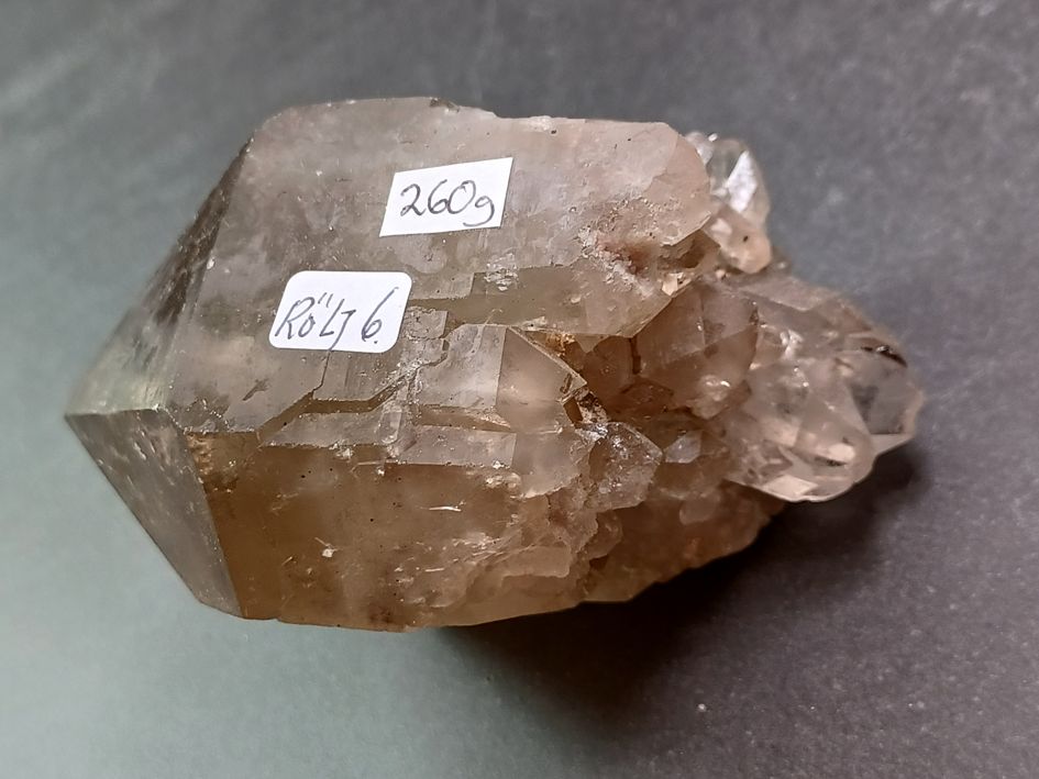 Naturlig Rökkvarts (aka Citrin) , naturliga spetsar - 2