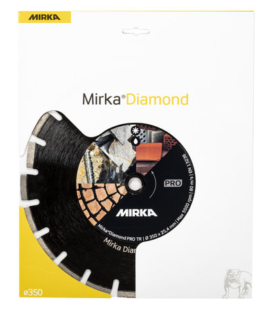 Skärhjul diamant 350x25,4mm MIRKA Asfalt - 2
