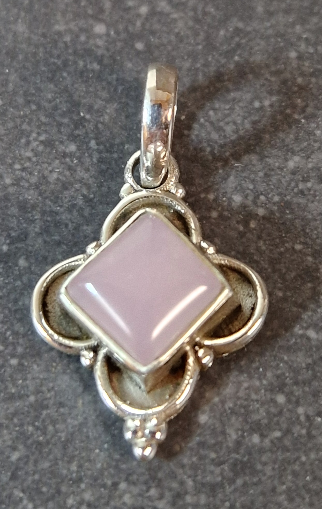 Silver Filigran Hänge med Sten - 3