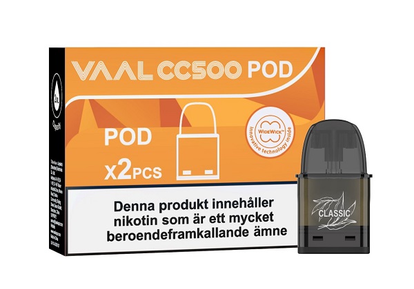 VAAL CC500 Pod - Classic Tobacco - 2 Pack