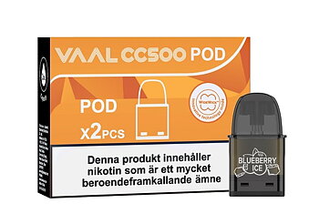 VAAL CC500 Pod - Blueberry Ice - 2 Pack