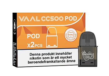 VAAL CC500 Pod - Pineapple Ice - 2 Pack