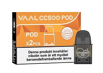 VAAL CC500 Pod - Strawberry Kiwi - 2 Pack