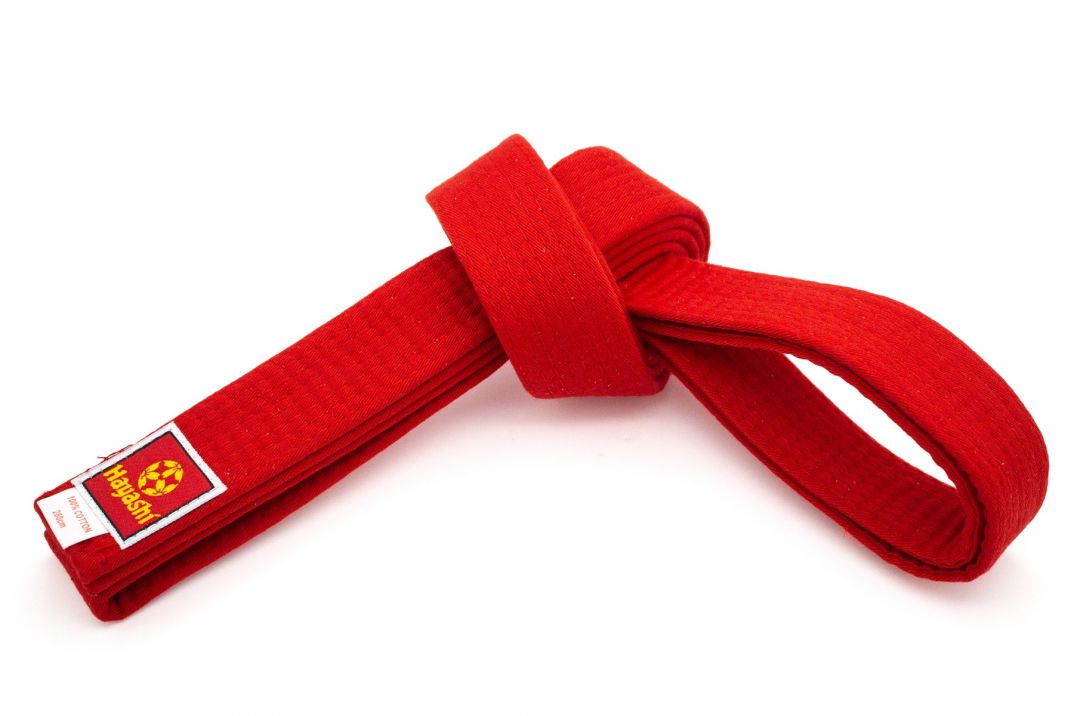 Red Deluxe belt Cotton, 5 cm