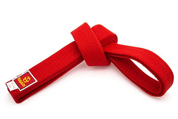 Red Deluxe belt Cotton, 5 cm