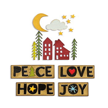 SizzixTim Holtz CHRISTMAS CUTOUTS Thinlits Dies