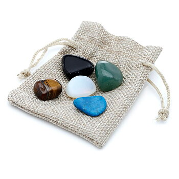 Luck ( Lycka ) Set , Set med 5 stenar