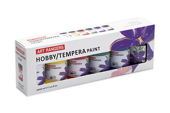 Hobby Tempera Acrylic Paint 6x60ml