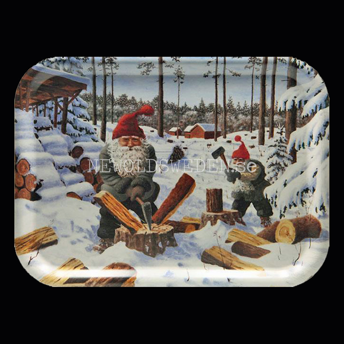 Vinterbrasan Bricka 27 x 20 cm Jan Bergerlind