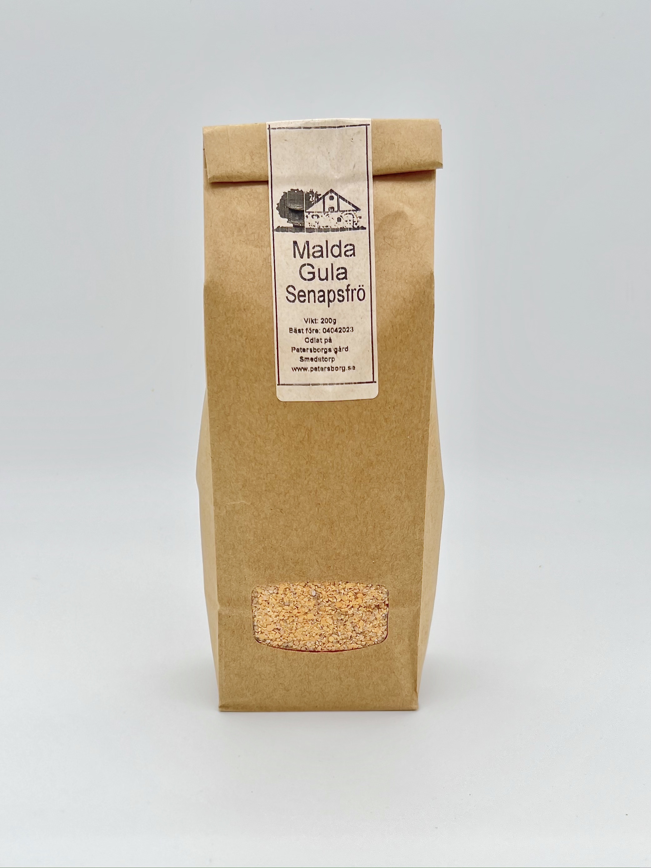 Gult senapsfrö grovmalt 200g